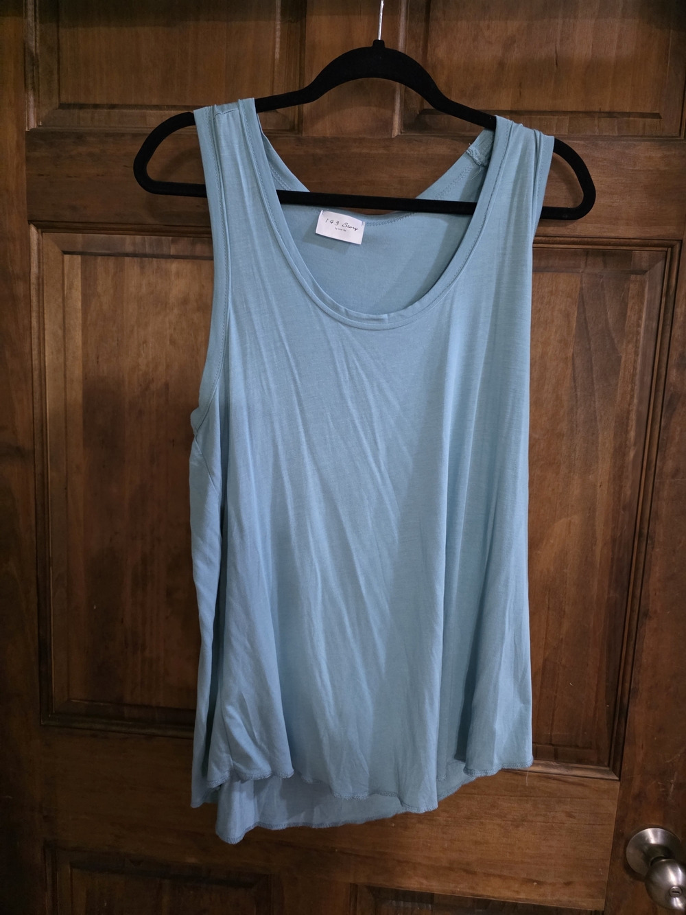Soft Flow Tank Top - Light Bluish Green